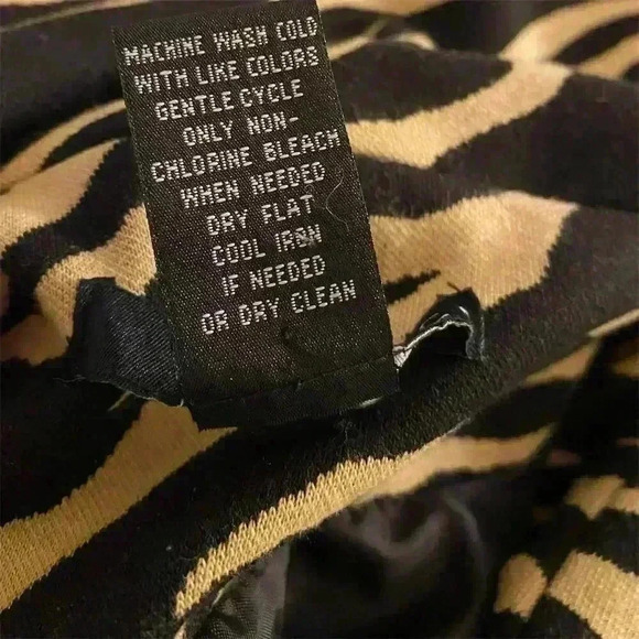 Grace Women's Animal Print Jacket Black Size 10 - Picture 4 of 4